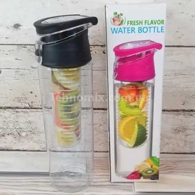Пляшка для води FRESH FLAVOR WATER BOTTLE Чорна