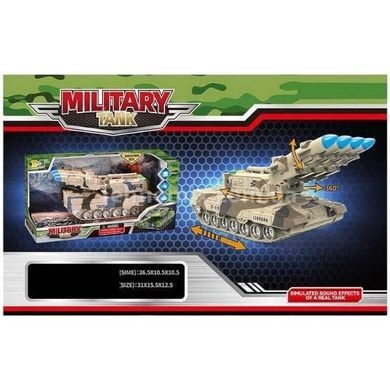 Іграшка Танк із підсвічуванням та звуком на батарейках Military Tank