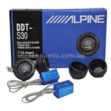 Колонки динаміки автомобільні ALPINE DDT-S30 вбудовані Чорні