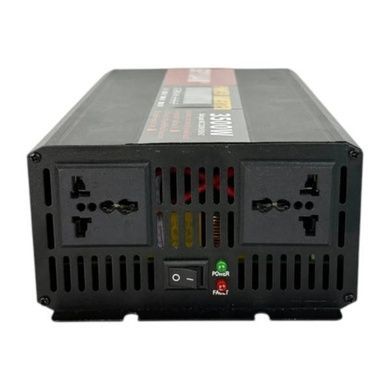 Перетворювач напруги з 12V&rarr;220V з чистим синусом 3500W та дисплеєм EY-3500W EYURAN LCD SMART Чорний