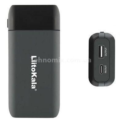 Зарядний пристрій + POWER BANK на 2 акумулятори 18650/21700 з функцією швидкого заряджання LiitoKala Lii-MP2