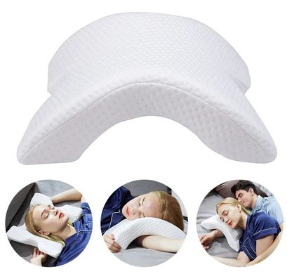 Ортопедична подушка Pressure Free Memory Pillow з комфортним ефектом пам'яті