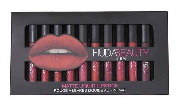 Набор помад HUDABEAUTY 12 штук