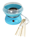 Аппарат для сладкой ваты Cotton Candy Maker + палочки в подарок Голубой