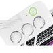 Сетевой фильтр с USB (3&times;220В+4&times;USB+1&times;Type-C) QL-1074U 3 метра Белый