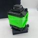 Лазерный уровень нивелир в сумке на молнии Laser Level GREEN Черный с салатовым