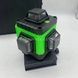 Лазерный уровень нивелир в сумке на молнии Laser Level GREEN Черный с салатовым