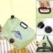 Емкость для воды складная многоразовая с ручкой и краном 8л water bag AND-1 Олива