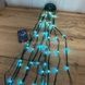 Гірлянда хвіст кільцева на ялинку 10 * 2,5 м Smart 250 led Зелена, мультиколор