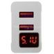 Сетевое зарядное устройство 2 usb с дисплеем A-14 with Digital Display CX QC03 е Белое