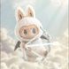 Игрушка Лабубу с подсветкой, звуками и движениями h-40см LBB 040-14 Белая