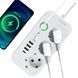 Сетевой фильтр с USB (3&times;220В+4&times;USB+1&times;Type-C) QL-1074U 3 метра Белый