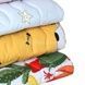 Одеяло детское зимнее стеганное микрофибра, силиконизованное волокно 108*140см Homefort 205004001 Желтое с принтом