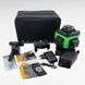 Лазерный уровень нивелир в сумке на молнии Laser Level GREEN Черный с салатовым