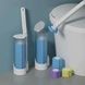 Ершик со сменными насадками 6шт для унитаза Toilet cleaner set AND-75-30