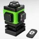 Лазерный уровень нивелир в сумке на молнии Laser Level GREEN Черный с салатовым