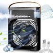 Кондиціонер портативний переносний із резервуаром 500мл Artic Air Cooler Fan ICE Чорний