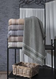 Рушники Pupilla Ekose 70х140см Жаккард набір 6шт