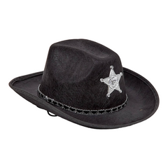 Шляпа Шериф Черная