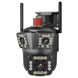 Камера видеонаблюдения уличная SIM Solar ptz 6MP camera SD39 Черная
