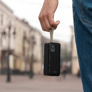 Power bank з дисплеєм 30000мАh 22.5W King Power KP-310 Чорний