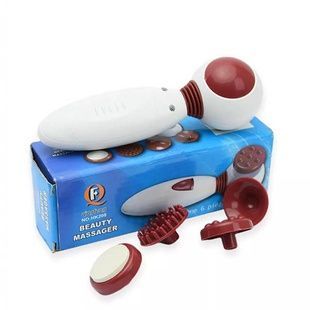 Ручний масажер для обличчя та тіла Beauty Massager HK208 5 насадок Колір в асортименті