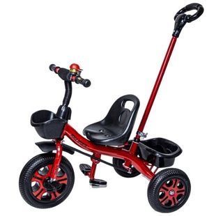 Велосипед детский трехколесный с родительской ручкой Scale Sports Красный
