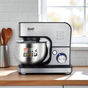Кухонный комбайн с металлтческой чащей 5л 1800Вт Stand Mixer R.6605 Серый