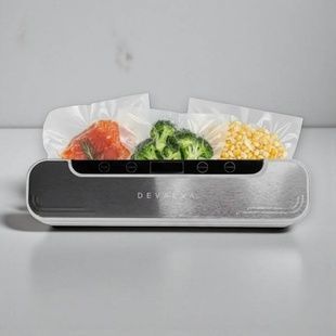 Вакуумный упаковщик автоматический Vacuum sealer A100 5in1 Devaeva Серый