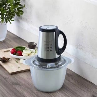 Измельчитель кухонный с металлической чашей 2л SilverLove SC-8602 Серый