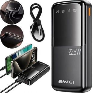 Power Bank 22,5W 20000mah AWEI P13K Чорний
