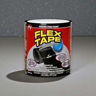 Надміцний армований скотч Flex для ремонту 0,05-8м Чорний