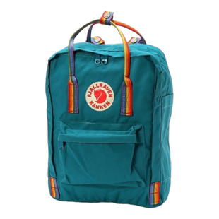 Рюкзак Fjallraven Kanken Бирюза цветная ручка