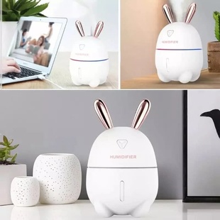 Зволожувач повітря і нічник 2в1 Humidifiers Rabbit Білий