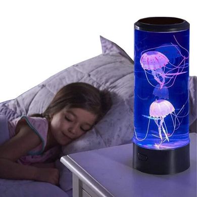 Лампа-нічник зі світлодіодними медузами LED Jellyfish Mood Lamp