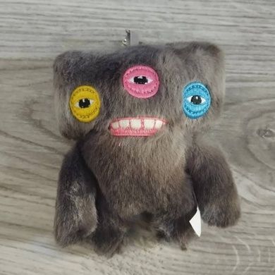 Іграшка-брелок Fuggler Wide Eyed Weirdo 13см Чорний з 3 очима