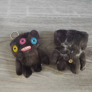 Іграшка-брелок Fuggler Wide Eyed Weirdo 13см Чорний з 3 очима