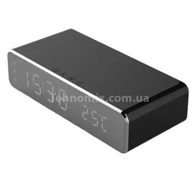 Часы цифровые с беспроводной зарядкой Digital Clock Wireless Charging