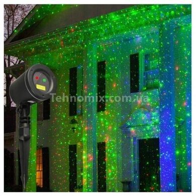 Проектор лазерный уличный с пультом moving garden laser light Синие, красные ,зеленые точки