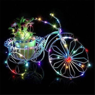 Гірлянда Крапля роси RGB із сонячною панеллю 10м 100led SFK-15