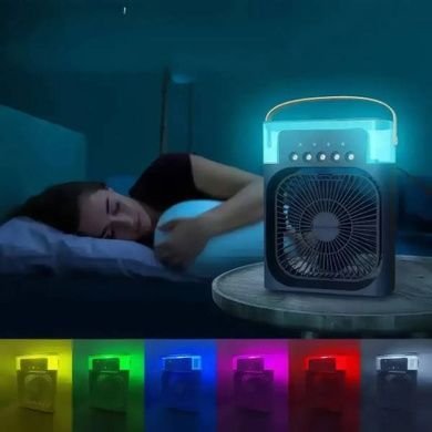 Кондиціонер портативний переносний із резервуаром 500мл Artic Air Cooler Fan ICE Чорний