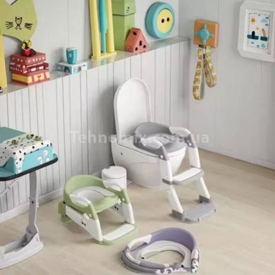 Детское сидение на унитаз со ступеньками Babycare Фиолетовое