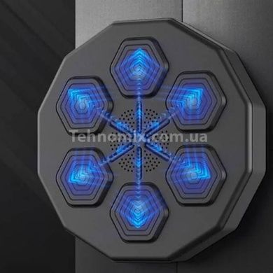 Тренажер мішень для боксу музична Wall Target LED Чорний