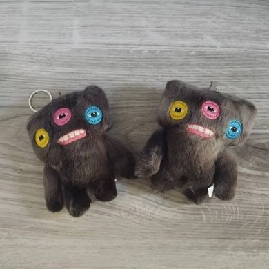 Іграшка-брелок Fuggler Wide Eyed Weirdo 13см Чорний з 3 очима