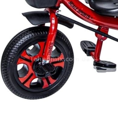 Велосипед детский трехколесный с родительской ручкой Scale Sports Красный