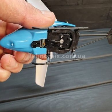 Літаючий вертоліт з пультом управління Induction Блакитний