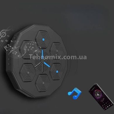 Тренажер мішень для боксу музична Wall Target LED Чорний