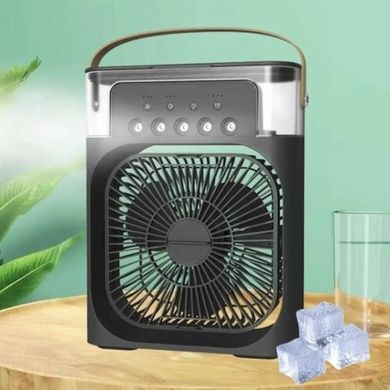 Кондиціонер портативний переносний із резервуаром 500мл Artic Air Cooler Fan ICE Чорний
