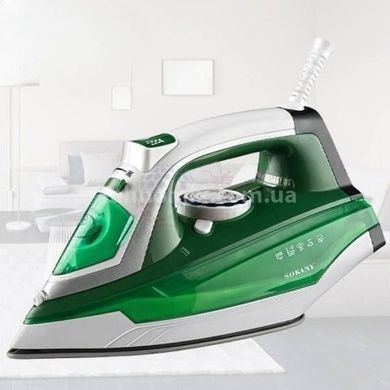 Праска парова з антипригарним покриттям 2200Вт SOKANY SK-YD-2118 Зелений