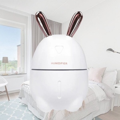 Зволожувач повітря і нічник 2в1 Humidifiers Rabbit Білий